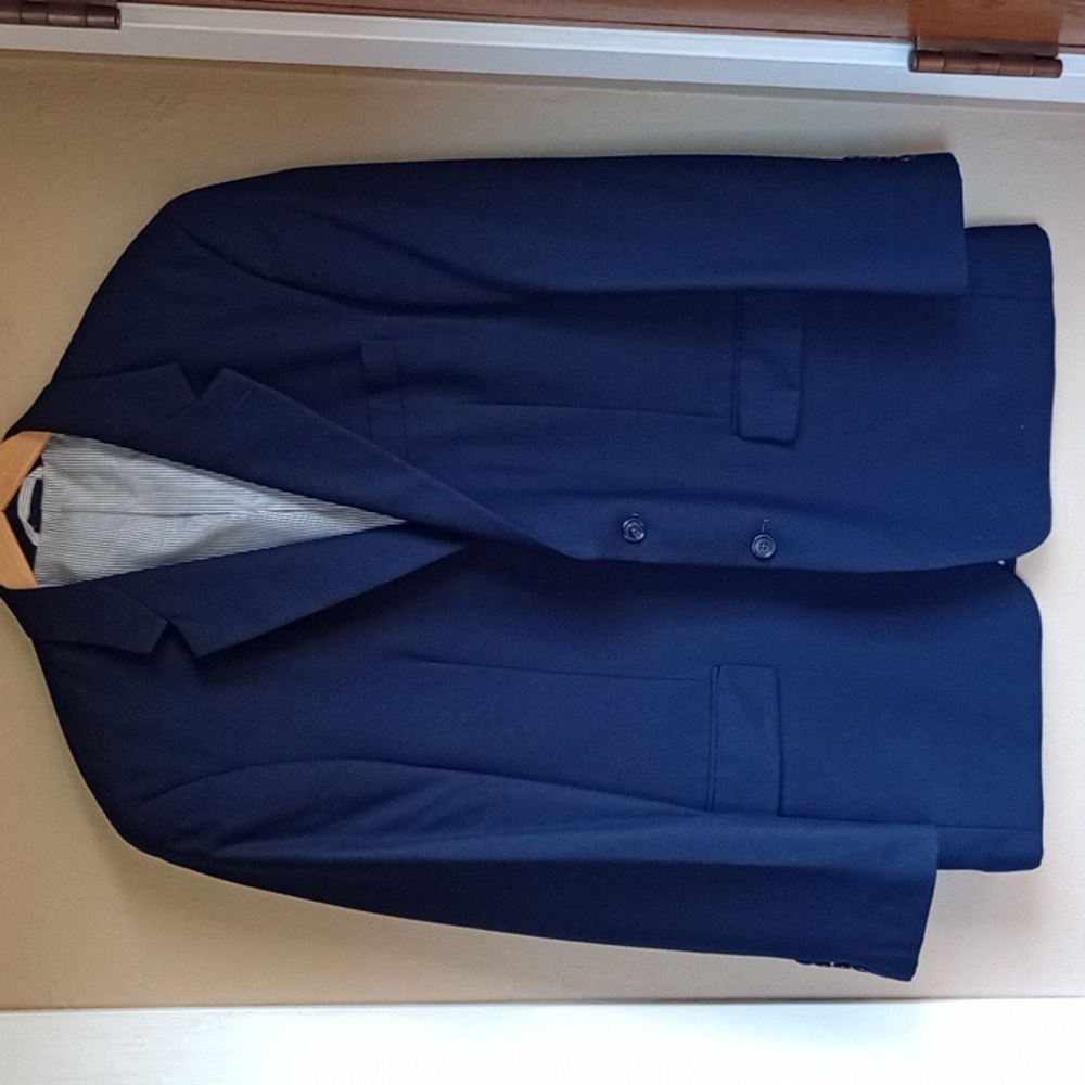 Charter Club Nautical Blue Classic Sports Coat Blazer Size 42R